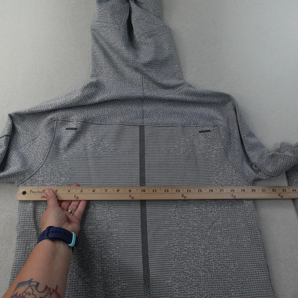 Nike Therma-FIT ADV Run Division Hoodie Mens Large Gray Running DD6110 Wool